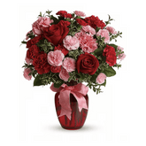 Dance with Me Bouquet with Red Roses