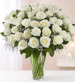 Ultimate Elegance Premium Long Stem White Roses