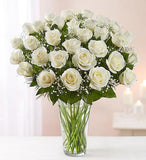 Ultimate Elegance Premium Long Stem White Roses