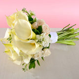 Bouquet de Novia con Calas y Mini Rosas
