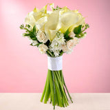 Bouquet de Novia con Calas y Mini Rosas