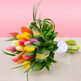 Bouquet de Novia con Tulipanes de Colores