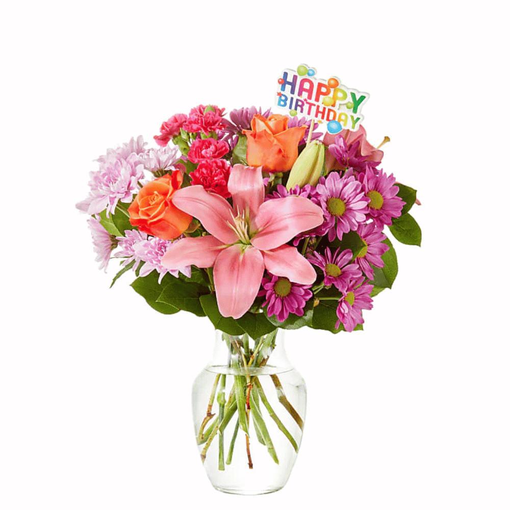 One and Only Bouquet & Happy Birthday Topper